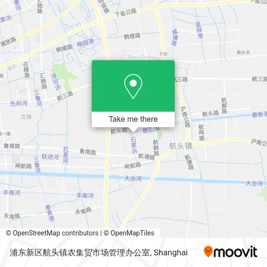 浦东新区航头镇农集贸市场管理办公室 map