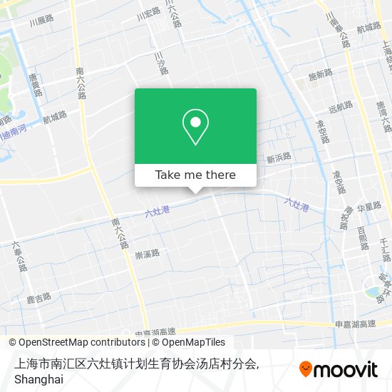 上海市南汇区六灶镇计划生育协会汤店村分会 map