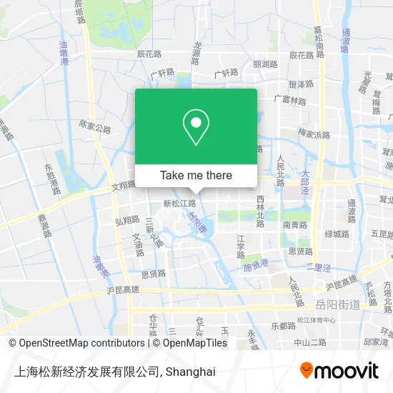 上海松新经济发展有限公司 map