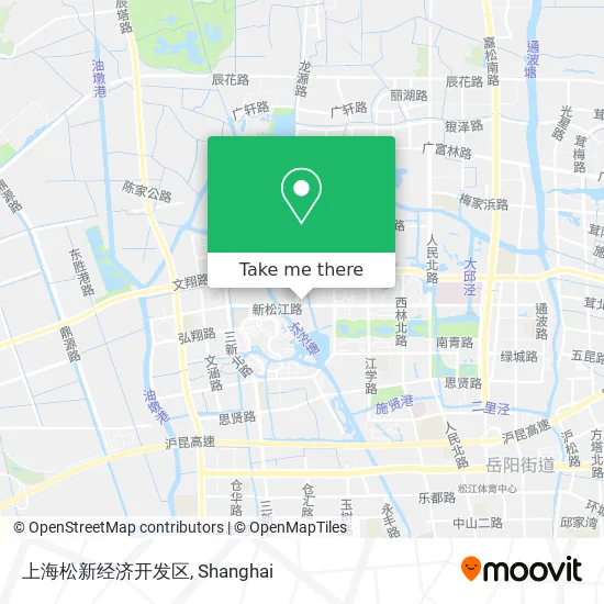 上海松新经济开发区 map