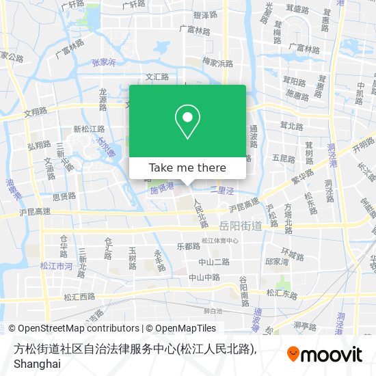方松街道社区自治法律服务中心(松江人民北路) map