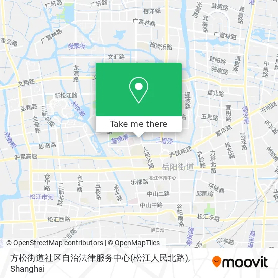 方松街道社区自治法律服务中心(松江人民北路) map