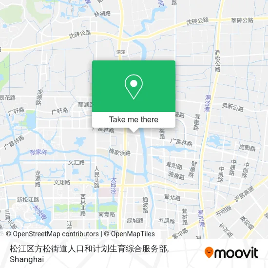 松江区方松街道人口和计划生育综合服务部 map