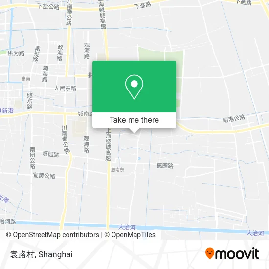 袁路村 map