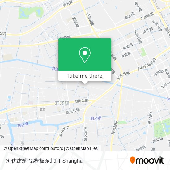 洵优建筑-铝模板东北门 map