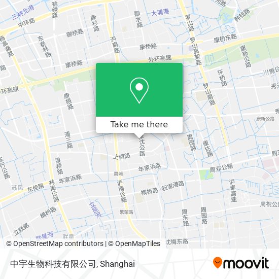 中宇生物科技有限公司 map