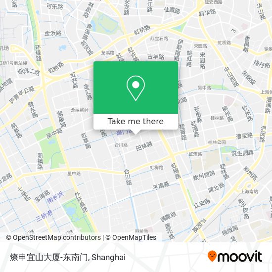 燎申宜山大厦-东南门 map