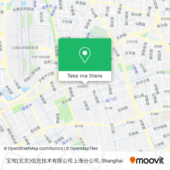 宝驾(北京)信息技术有限公司上海分公司 map