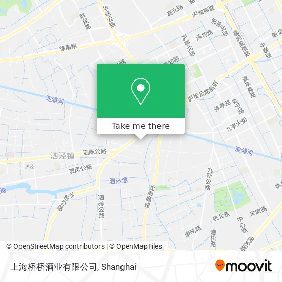 上海桥桥酒业有限公司 map
