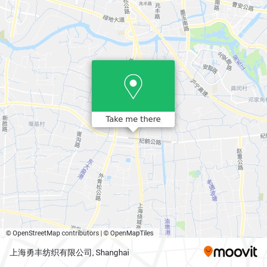 上海勇丰纺织有限公司 map