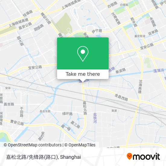 嘉松北路/先锋路(路口) map