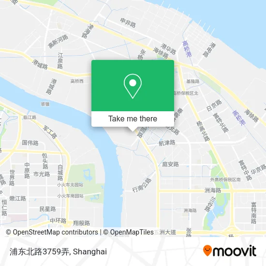 浦东北路3759弄 map