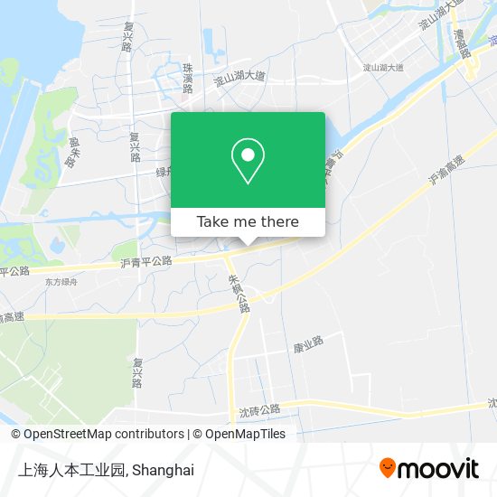 上海人本工业园 map