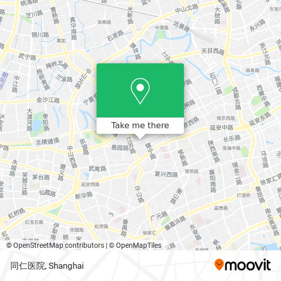 同仁医院 map