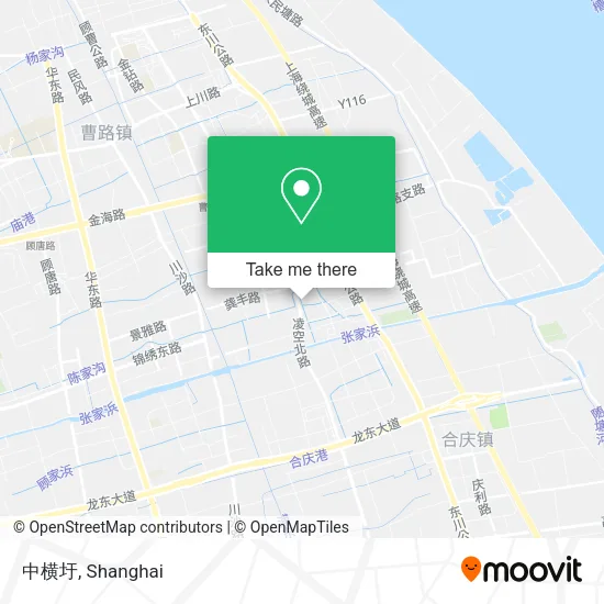 中横圩 map