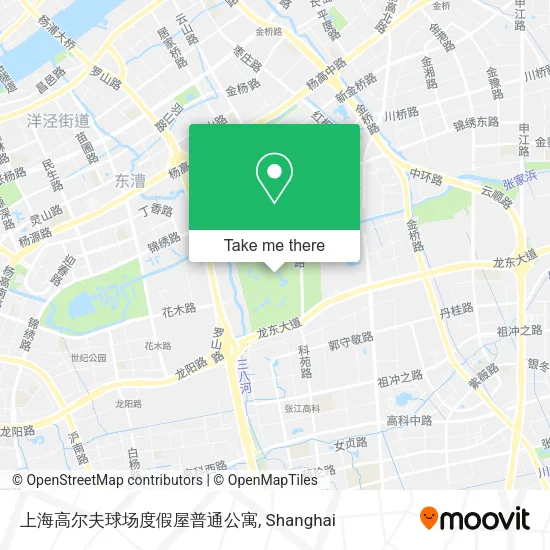 上海高尔夫球场度假屋普通公寓 map