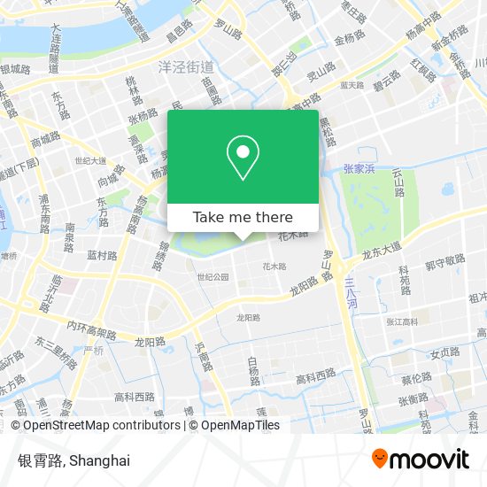 银霄路 map