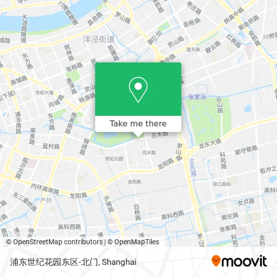 浦东世纪花园东区-北门 map