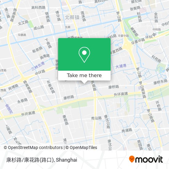 康杉路/康花路(路口) map