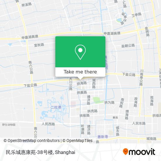 民乐城惠康苑-38号楼 map