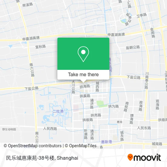 民乐城惠康苑-38号楼 map
