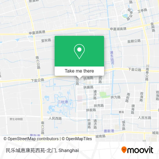 民乐城惠康苑西苑-北门 map