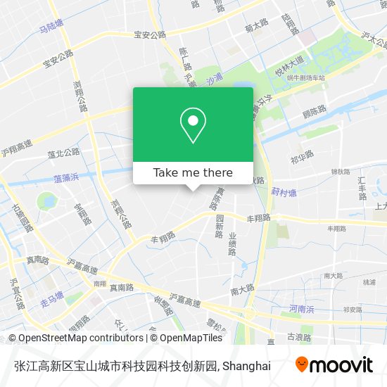 张江高新区宝山城市科技园科技创新园 map