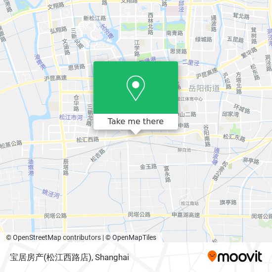 宝居房产(松江西路店) map