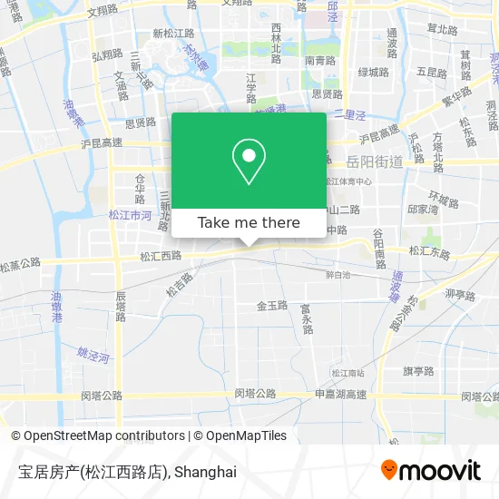 宝居房产(松江西路店) map