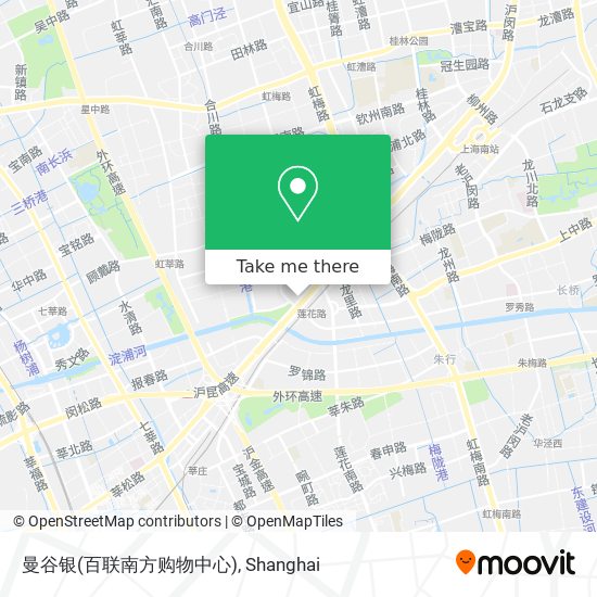 曼谷银(百联南方购物中心) map