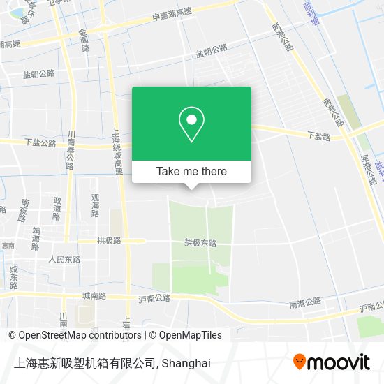 上海惠新吸塑机箱有限公司 map