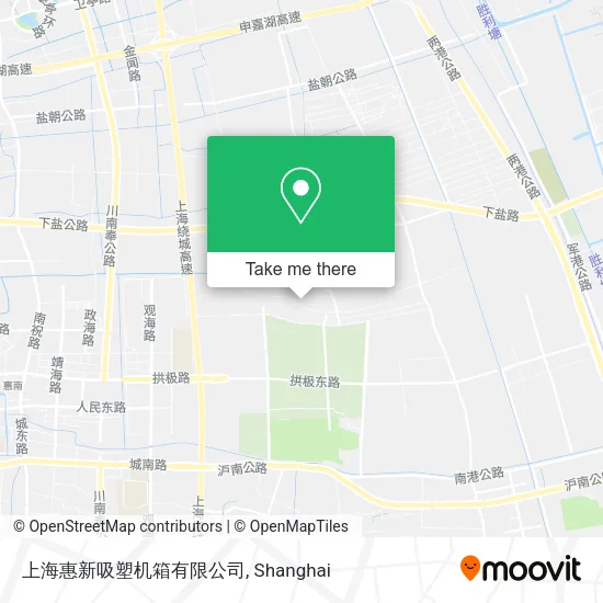 上海惠新吸塑机箱有限公司 map
