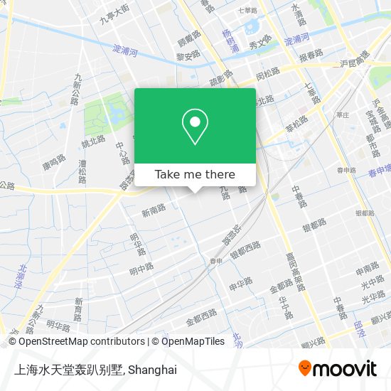 上海水天堂轰趴别墅 map