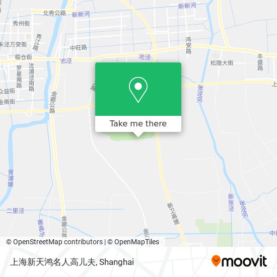 上海新天鸿名人高儿夫 map