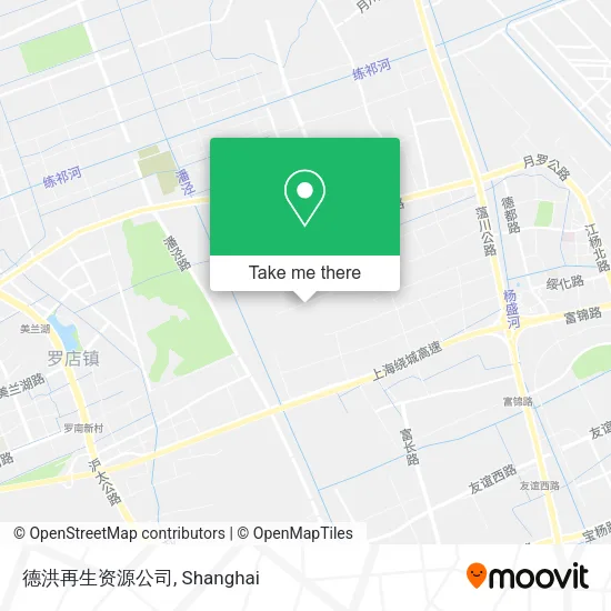 德洪再生资源公司 map