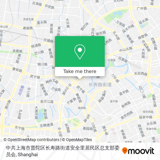 中共上海市普陀区长寿路街道安全里居民区总支部委员会 map
