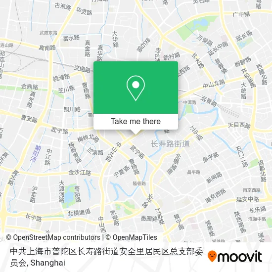 中共上海市普陀区长寿路街道安全里居民区总支部委员会 map