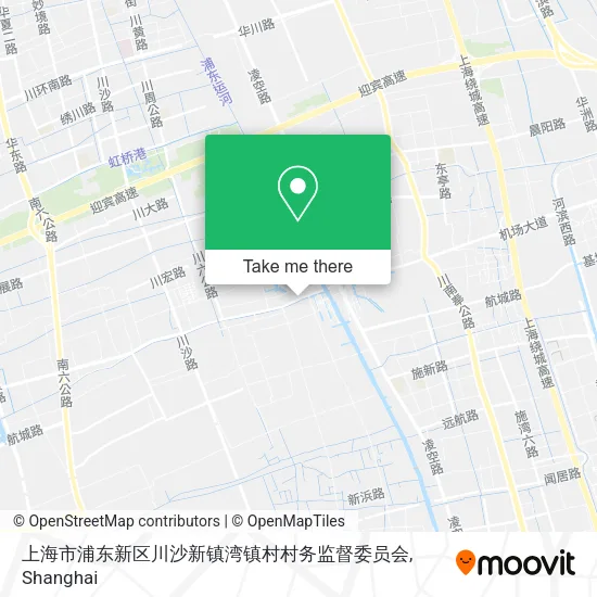 上海市浦东新区川沙新镇湾镇村村务监督委员会 map