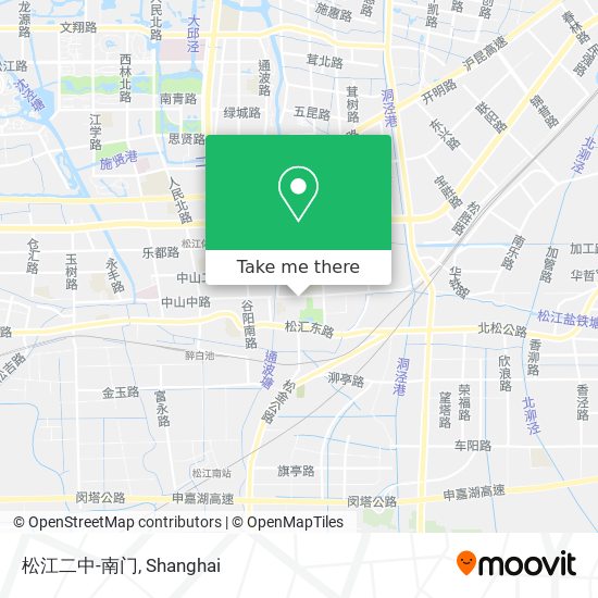 松江二中-南门 map