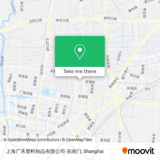 上海广禾塑料制品有限公司-东南门 map