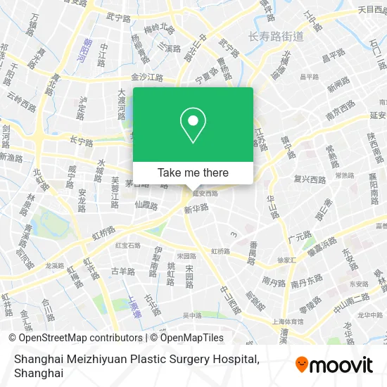 Shanghai Meizhiyuan Plastic Surgery Hospital map