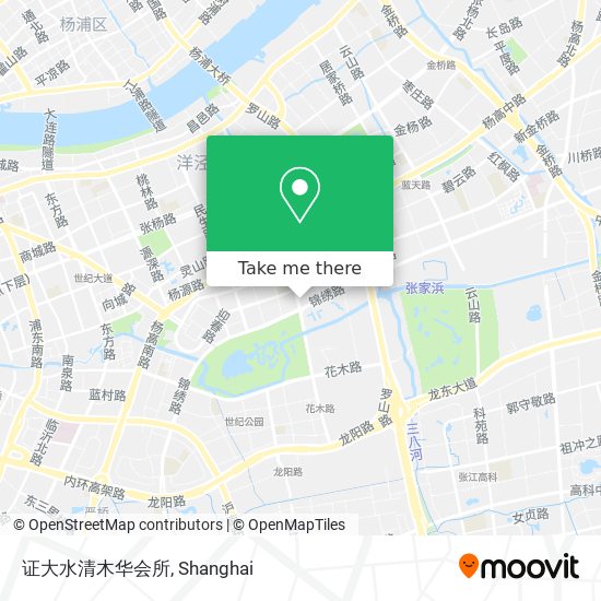 证大水清木华会所 map