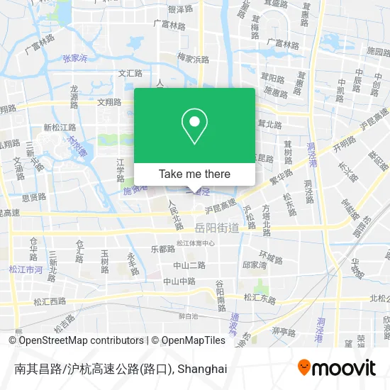 南其昌路/沪杭高速公路(路口) map