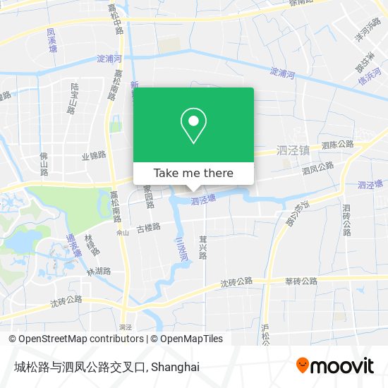 城松路与泗凤公路交叉口 map
