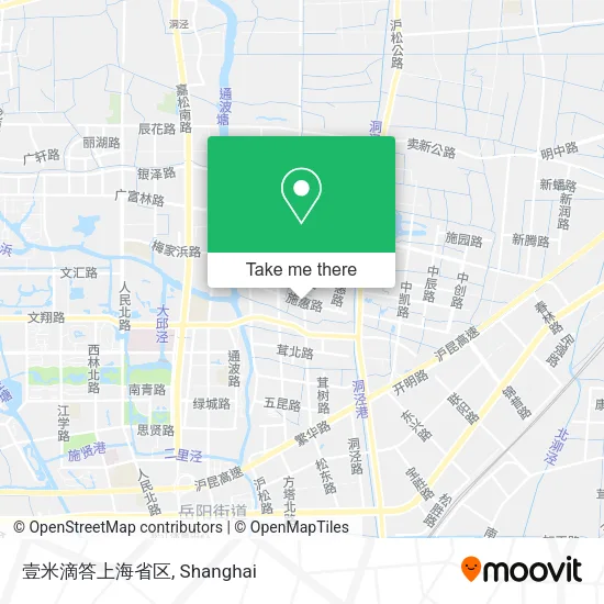 壹米滴答上海省区 map