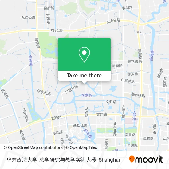 华东政法大学-法学研究与教学实训大楼 map