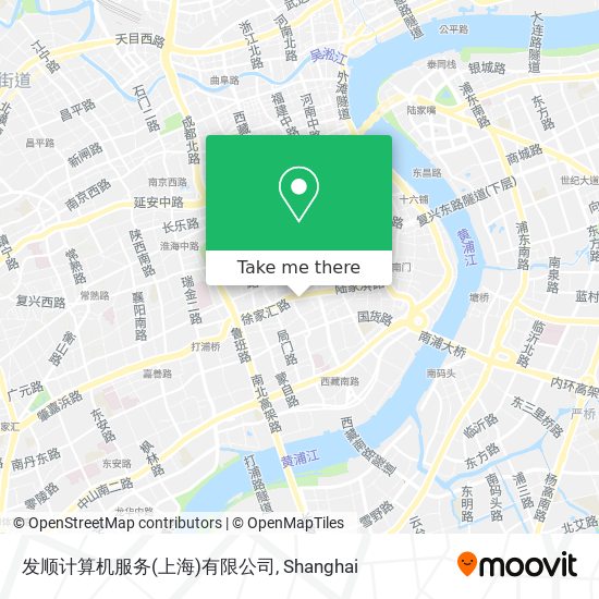 发顺计算机服务(上海)有限公司 map