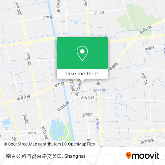 南百公路与贤百路交叉口 map