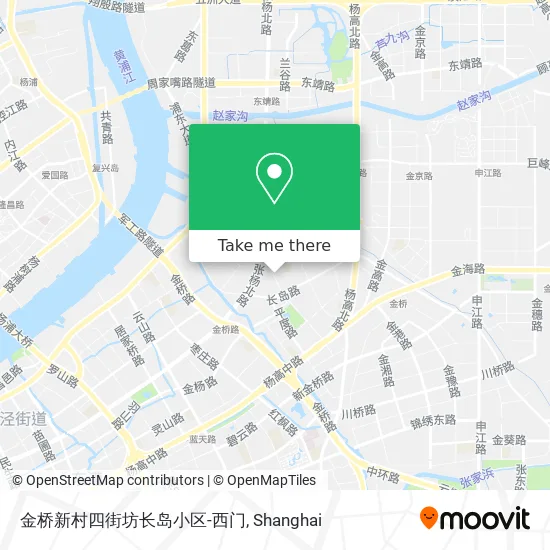金桥新村四街坊长岛小区-西门 map