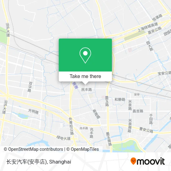 长安汽车(安亭店) map